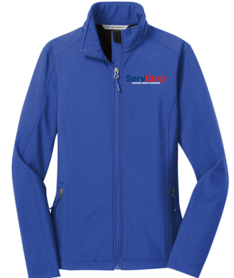 Port Authority Women's True Royal Core Soft Shell Jacket - L317