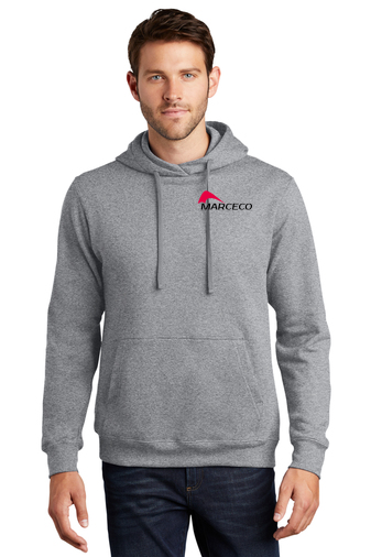 Port & Company Men's Athletic Heather Fan Favorite Fleece Pullover Hooded Sweatshirt - PC850H