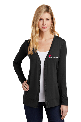 Port Authority Women's Black Cardigan - L545