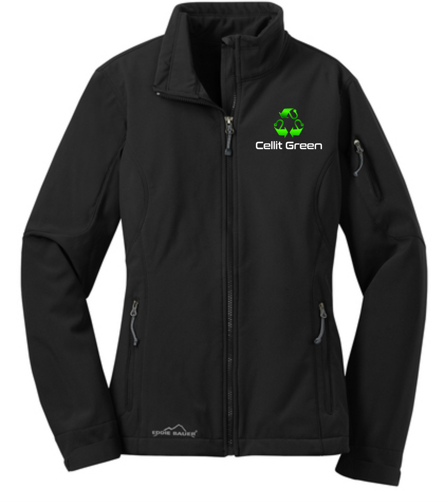 Eddie Bauer Women's Black Full-Zip Fleece Jacket - EB531