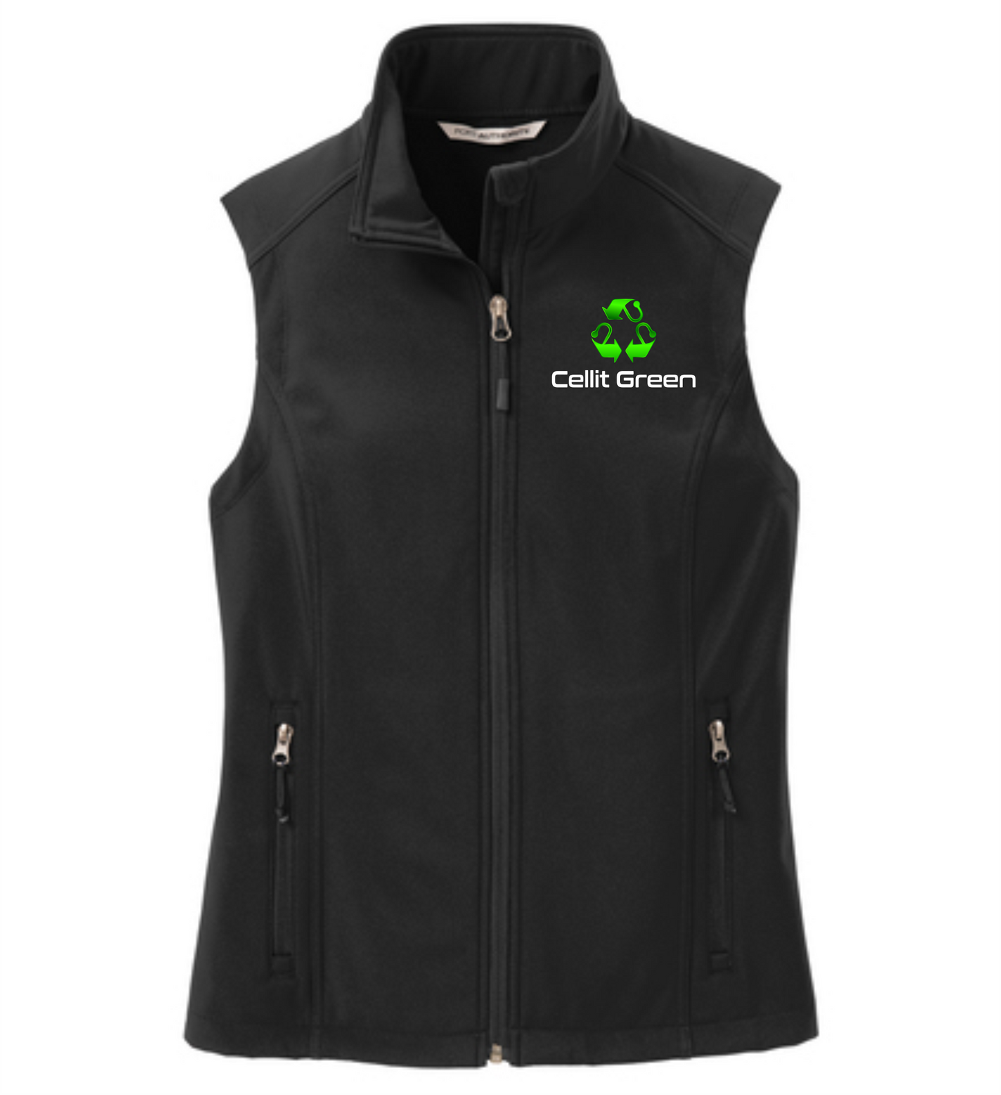 Port Authority Women's Black Core Softshell Vest - L325