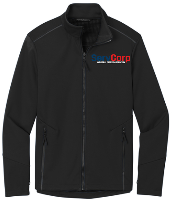 Port Authority Men's Deep Black Collective Soft Shell Jacket - J921