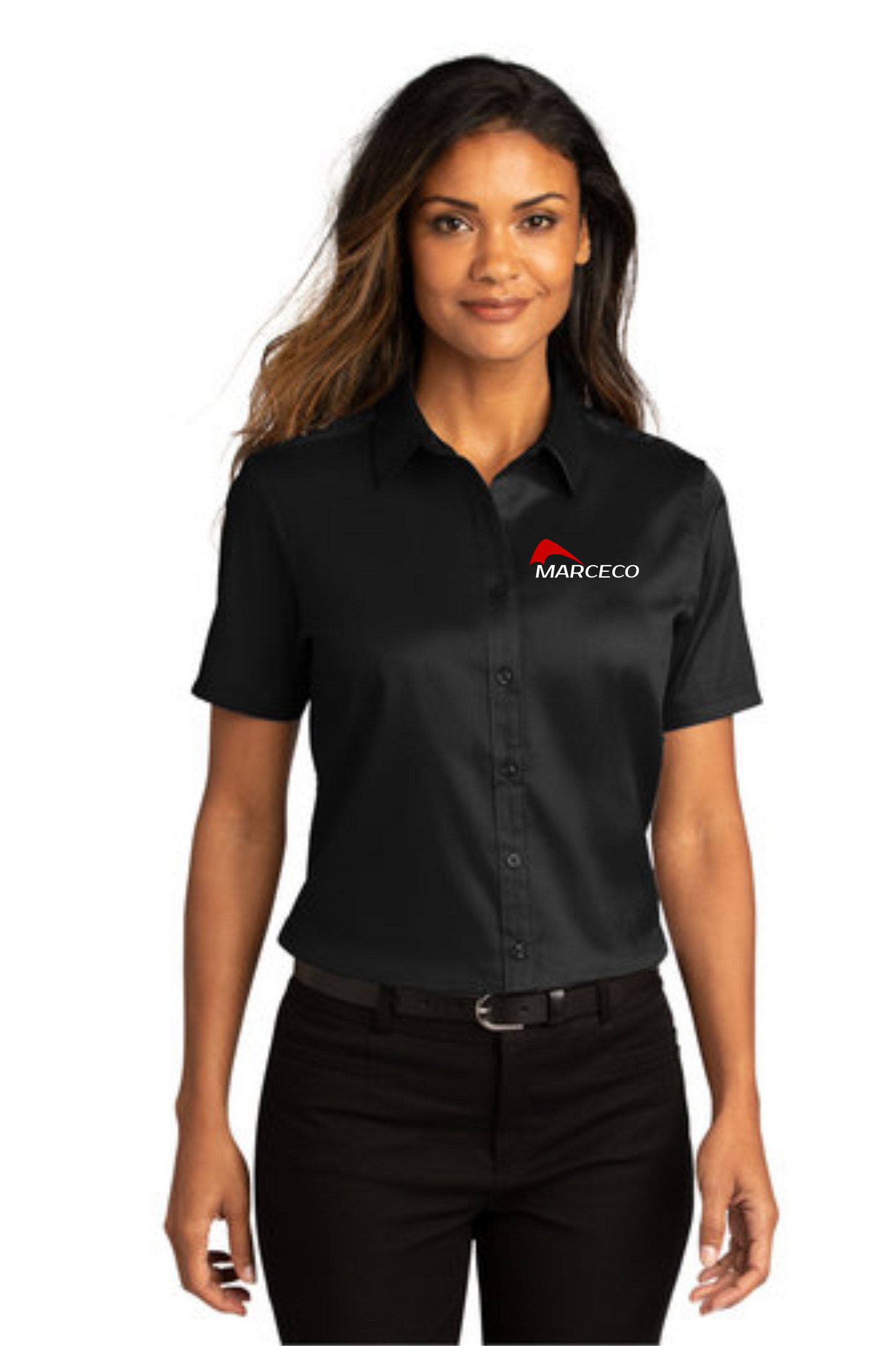 Port Authority® Women's Short Sleeve SuperPro React ™ Twill Shirt - LW809
