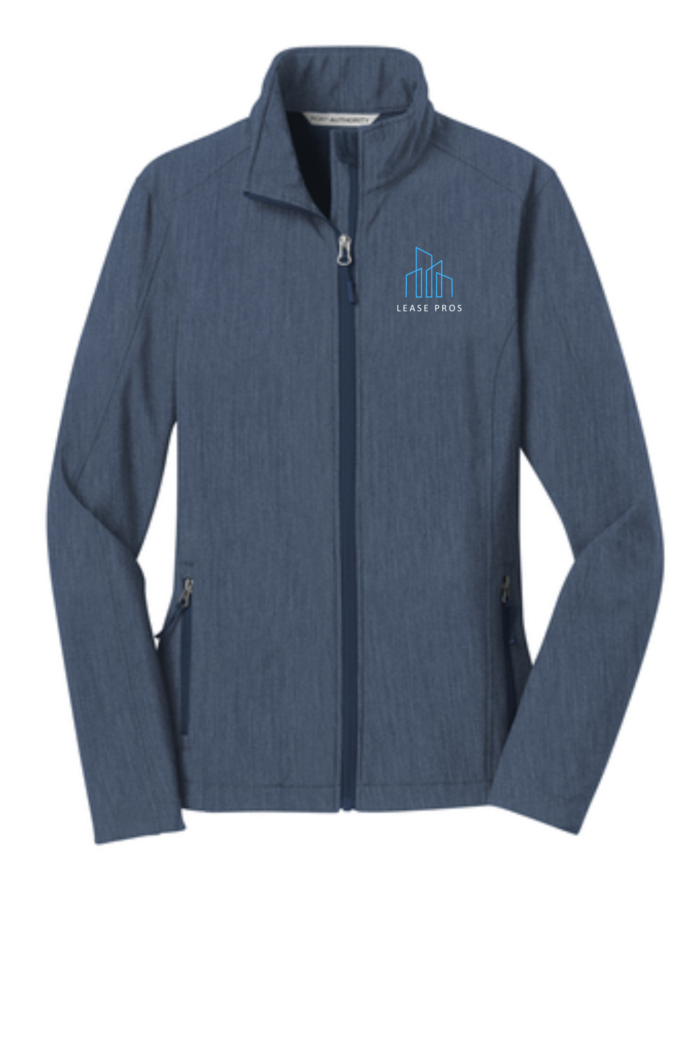 Port Authority Women's Heather Navy Core Softshell - L317