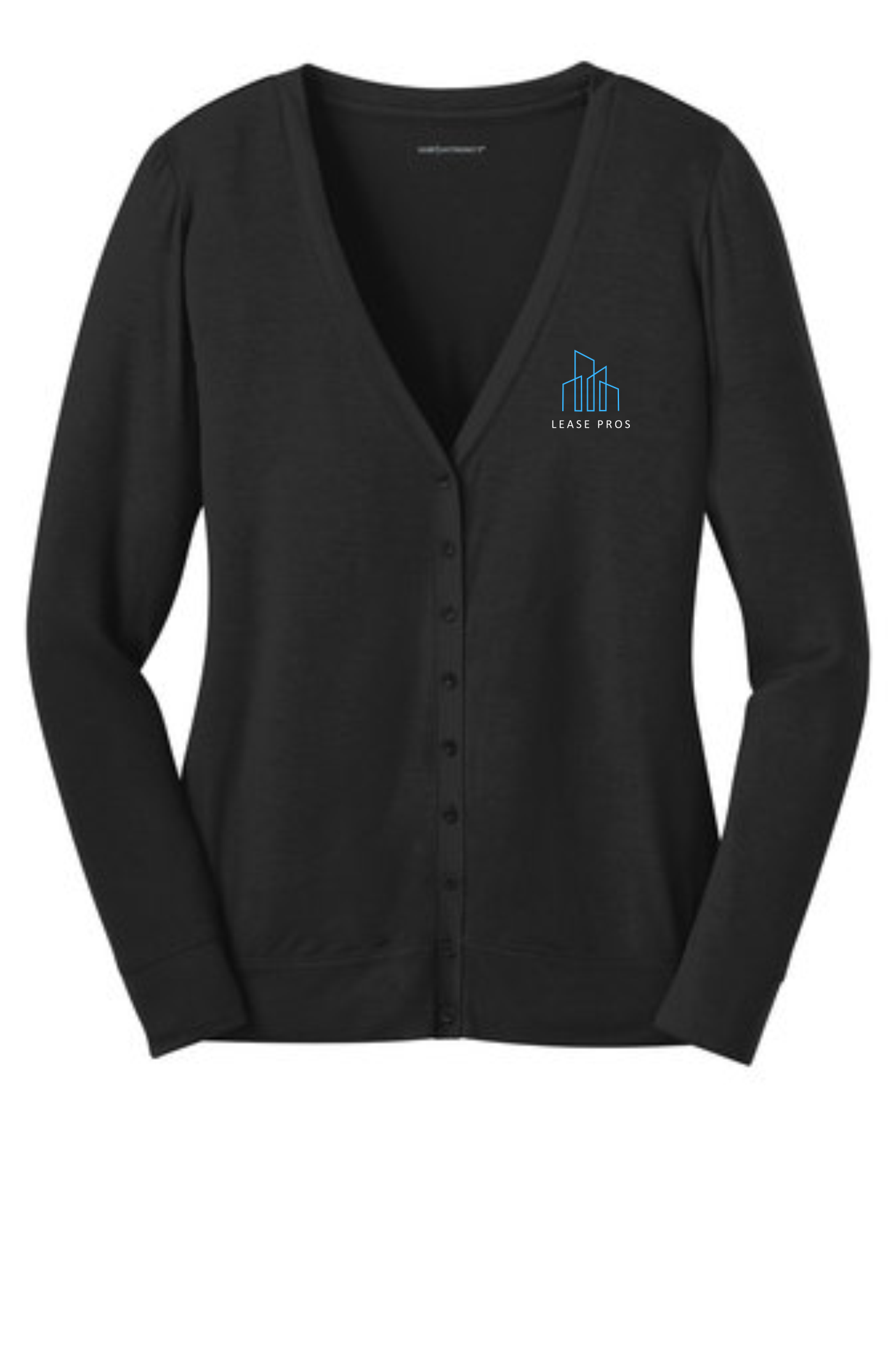 Port Authority Women's Black Cardigan - L545