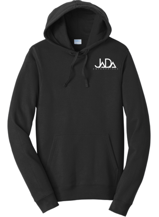 Port & Company Men's Jet Black Fan Favorite Fleece Pullover Hooded Sweatshirt PC850H