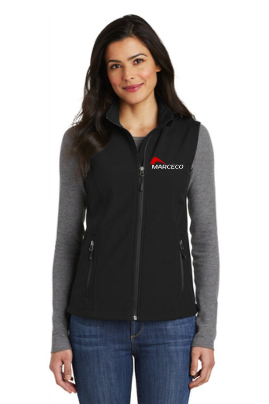 Port Authority Women's Black Core Softshell Vest - L325