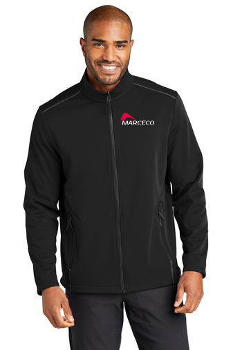 Port Authority Men's Deep Black Collective Soft Shell Jacket - J921