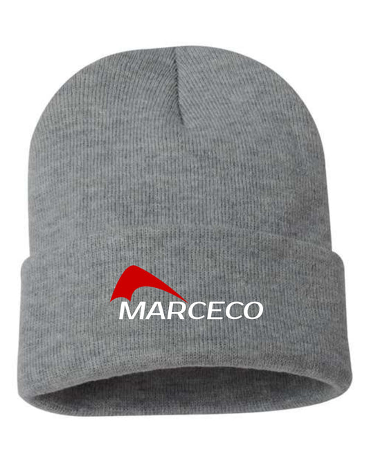 Sportsman Charcoal Jersey Lined 12" Knit Beanie - SP12